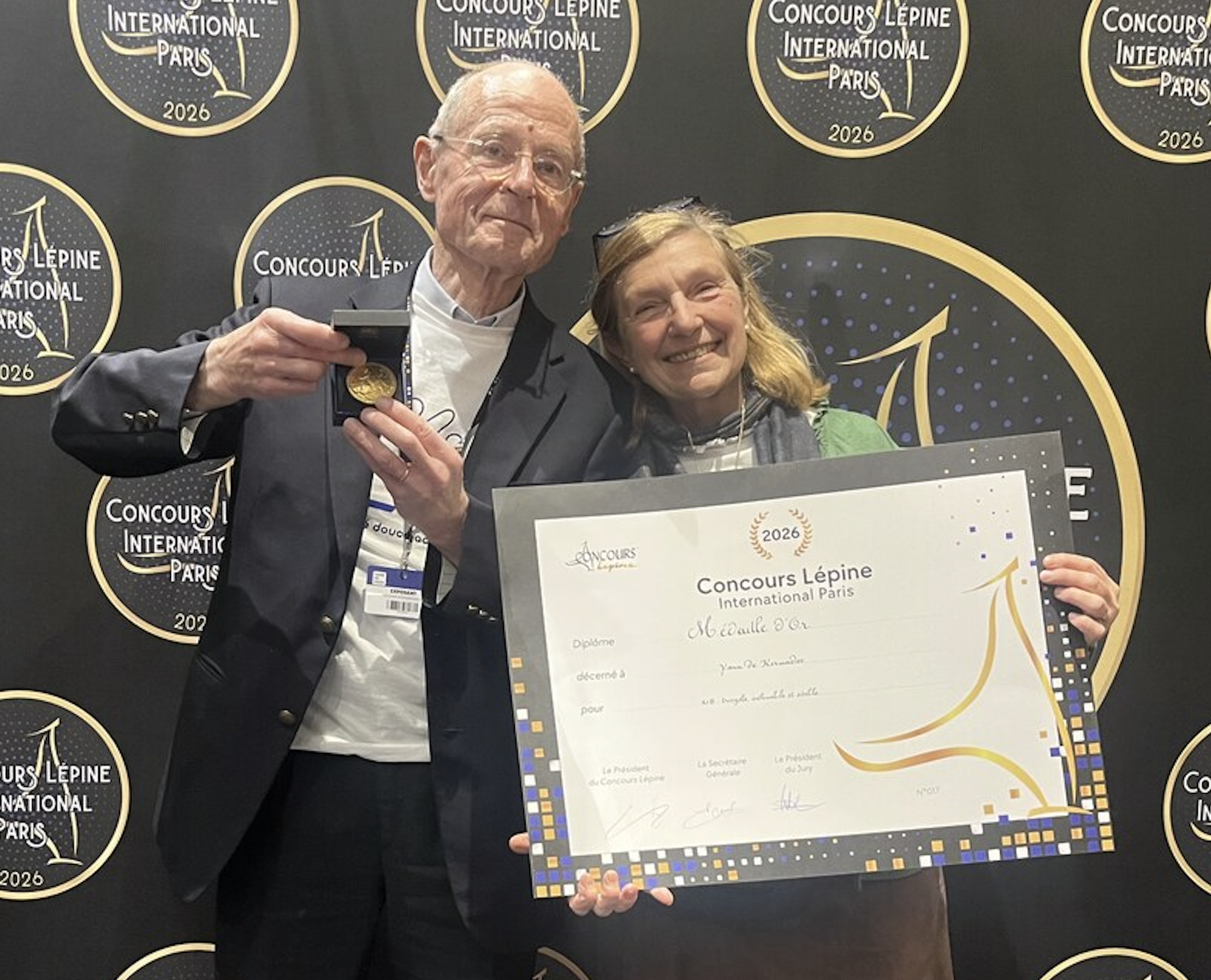 Médaille d'or Concours Lépine 2026 — KIB®